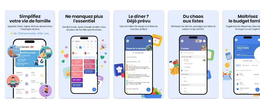 Fonctionnalités de FamilyWall pour centraliser l’organisation familiale